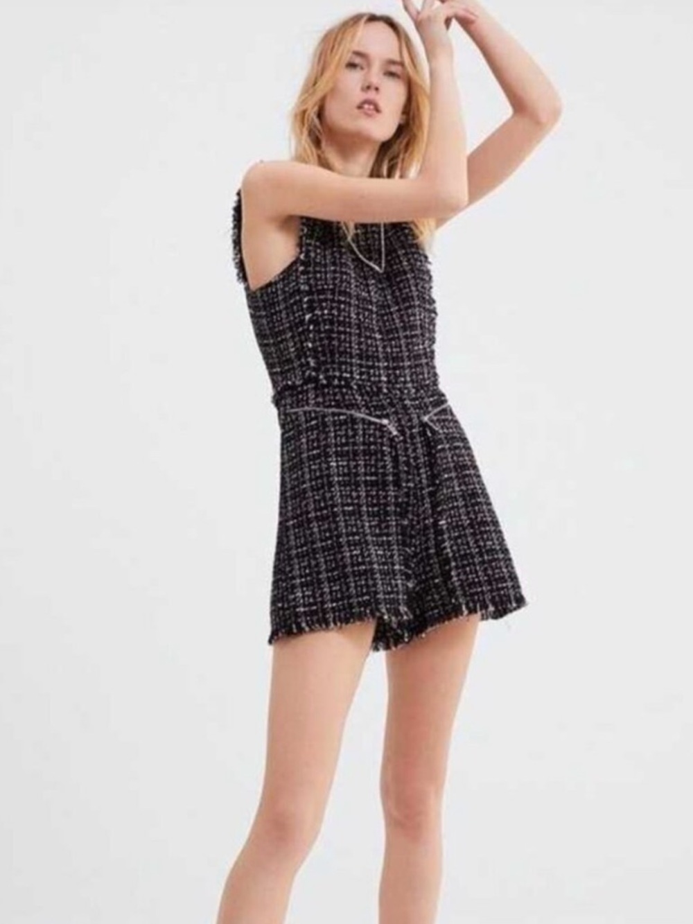 Zara Tweed Romper